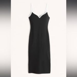Abercrombie Sweetheart Neck Midi Dress